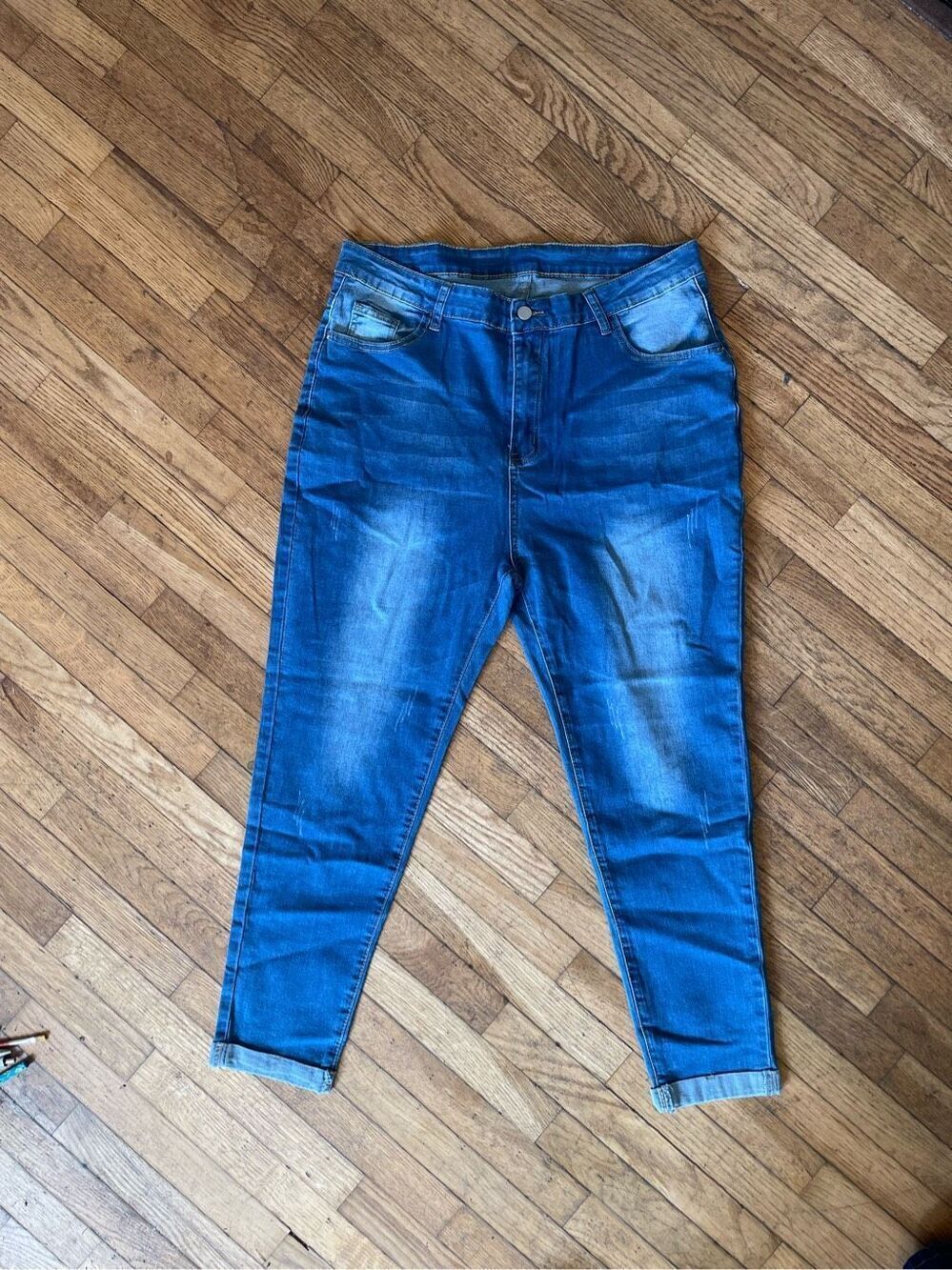 Cuffed Jeans 18 Boutique Crop